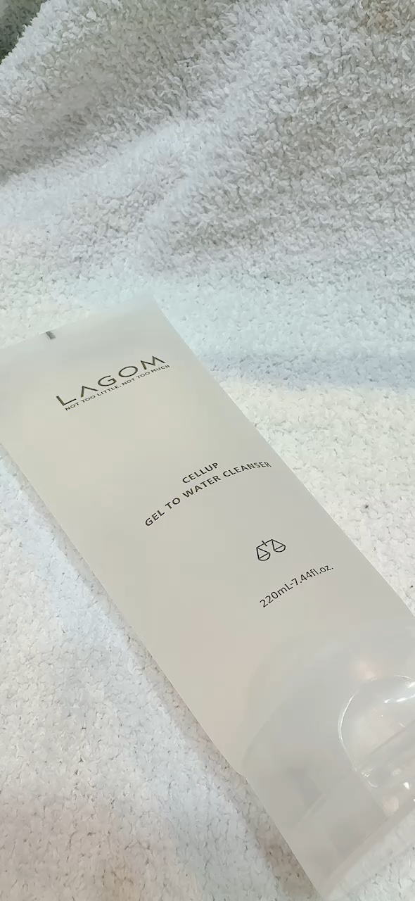 ラゴム ジェルトゥウォーター クレンザー(朝用洗顔)/LAGOM /その他洗顔料の人気ショート動画