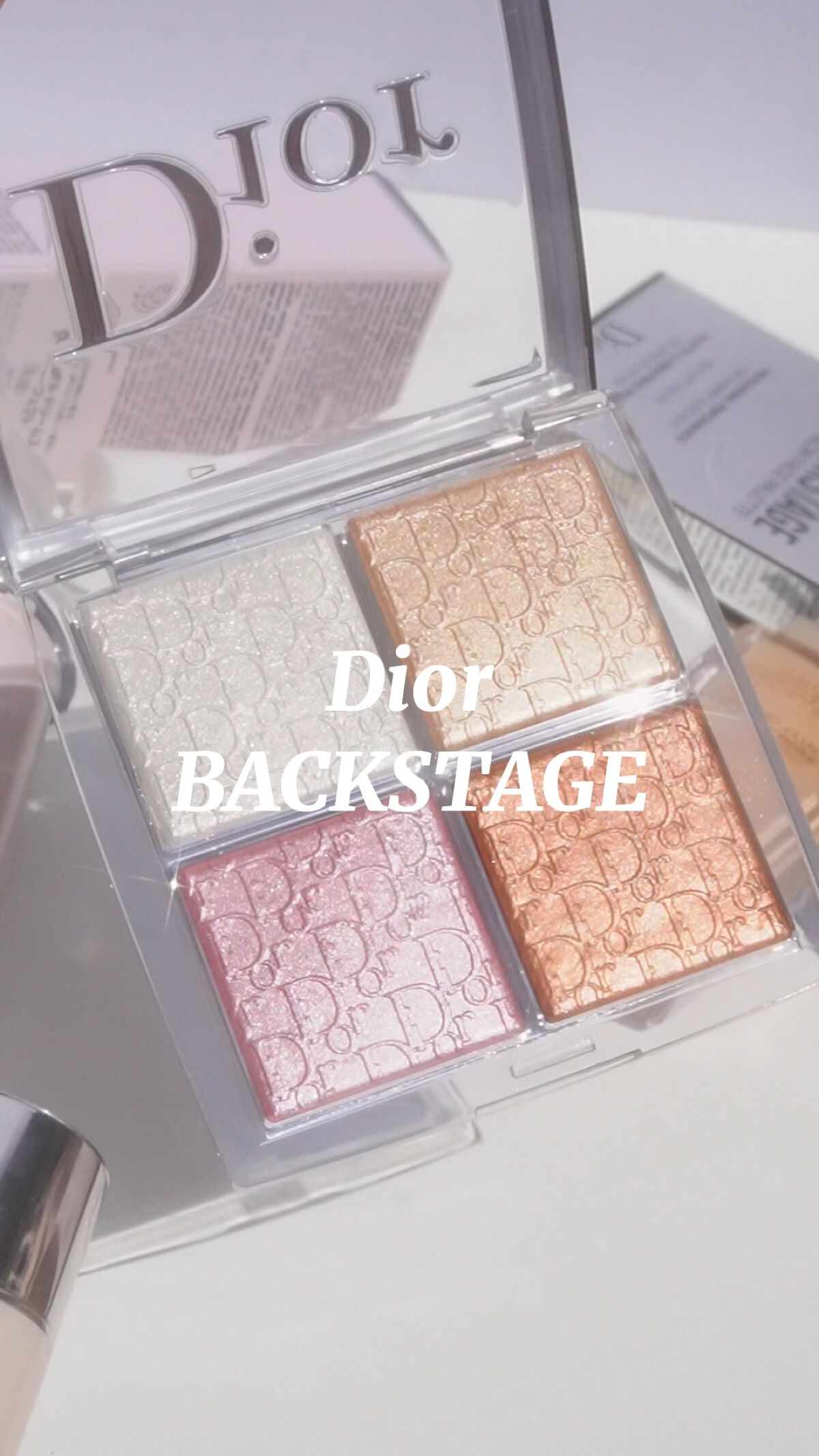ディオール バックステージ フェイス グロウ パレット/Dior/ハイライトを使ったクチコミ（1枚目）