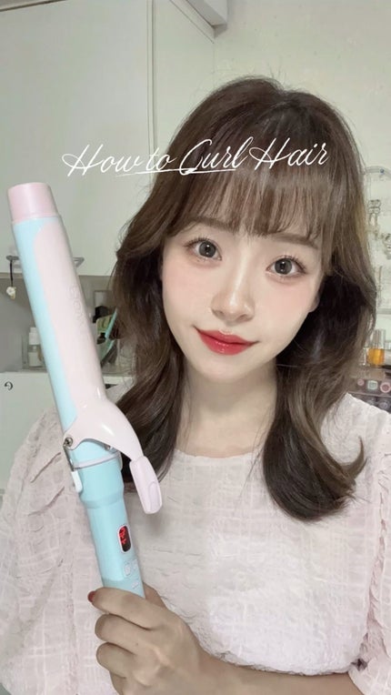 エクストラロングバレルカールアイロン/glow u/カールアイロンの人気ショート動画