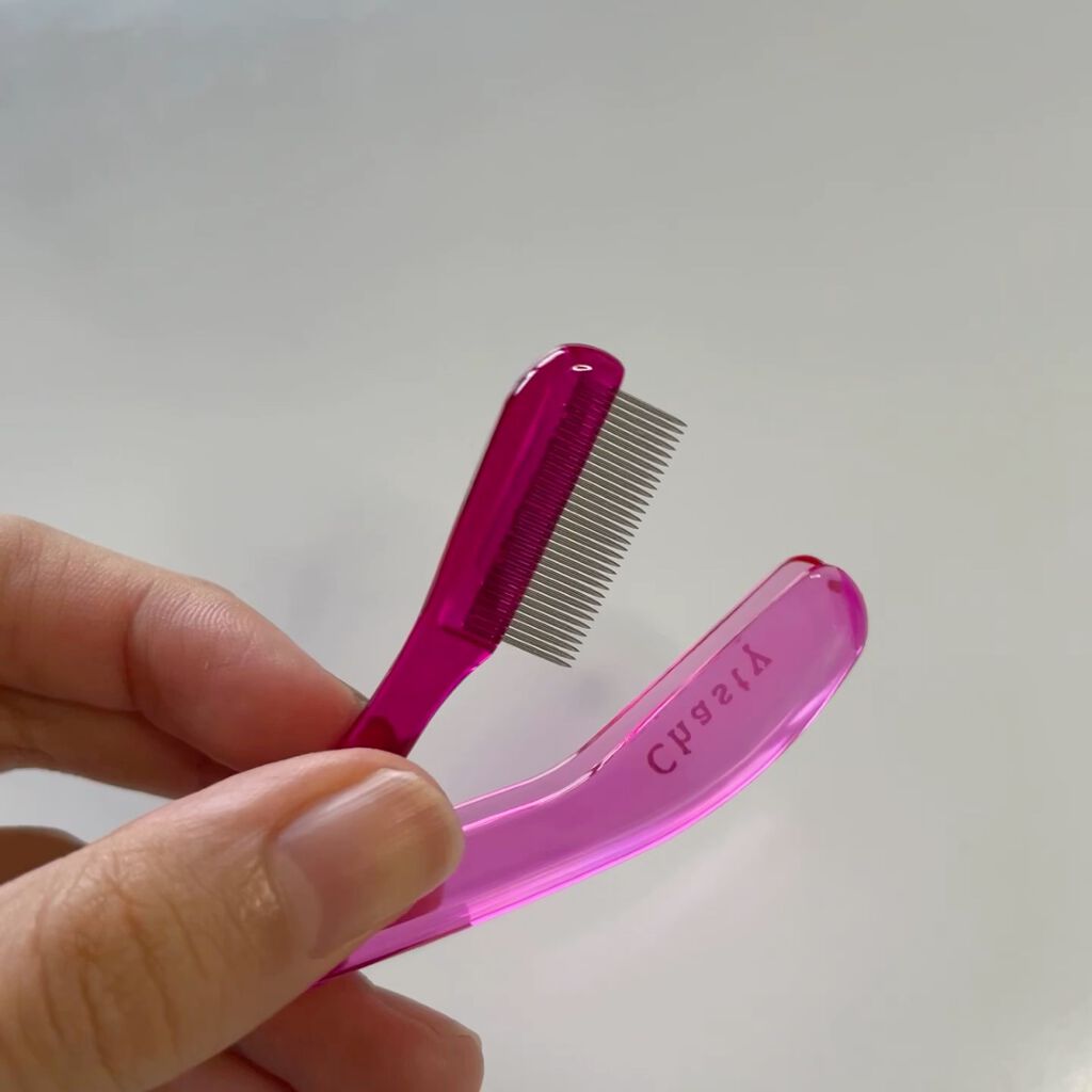 マスカラコーム メタルN（ナチュラル）/チャスティ/その他化粧小物を使ったクチコミ（3枚目）