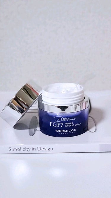 FGF7 POWER INTENSE CREAM/DERMICOS/フェイスクリームを使ったクチコミ（1枚目）