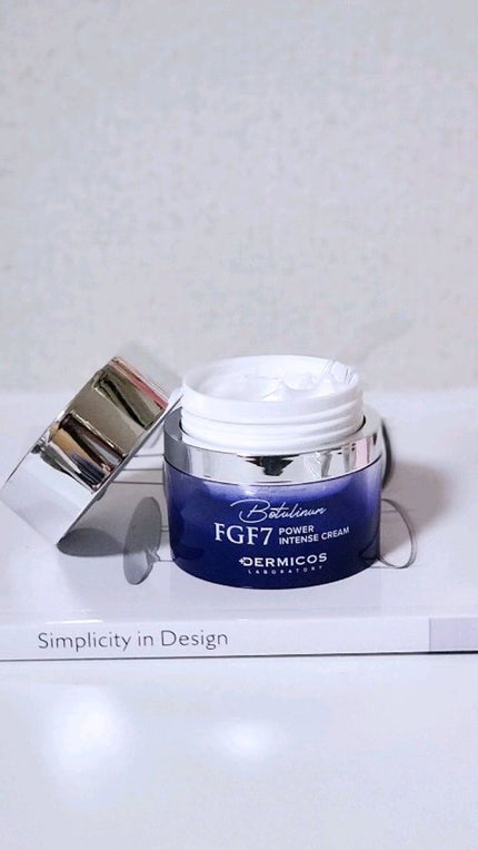FGF7 POWER INTENSE CREAM/DERMICOS/ãã§ã€ã¹ã¯ãªãŒã ã䜿ã£ãã¯ãã³ãïŒ1æç®ïŒ