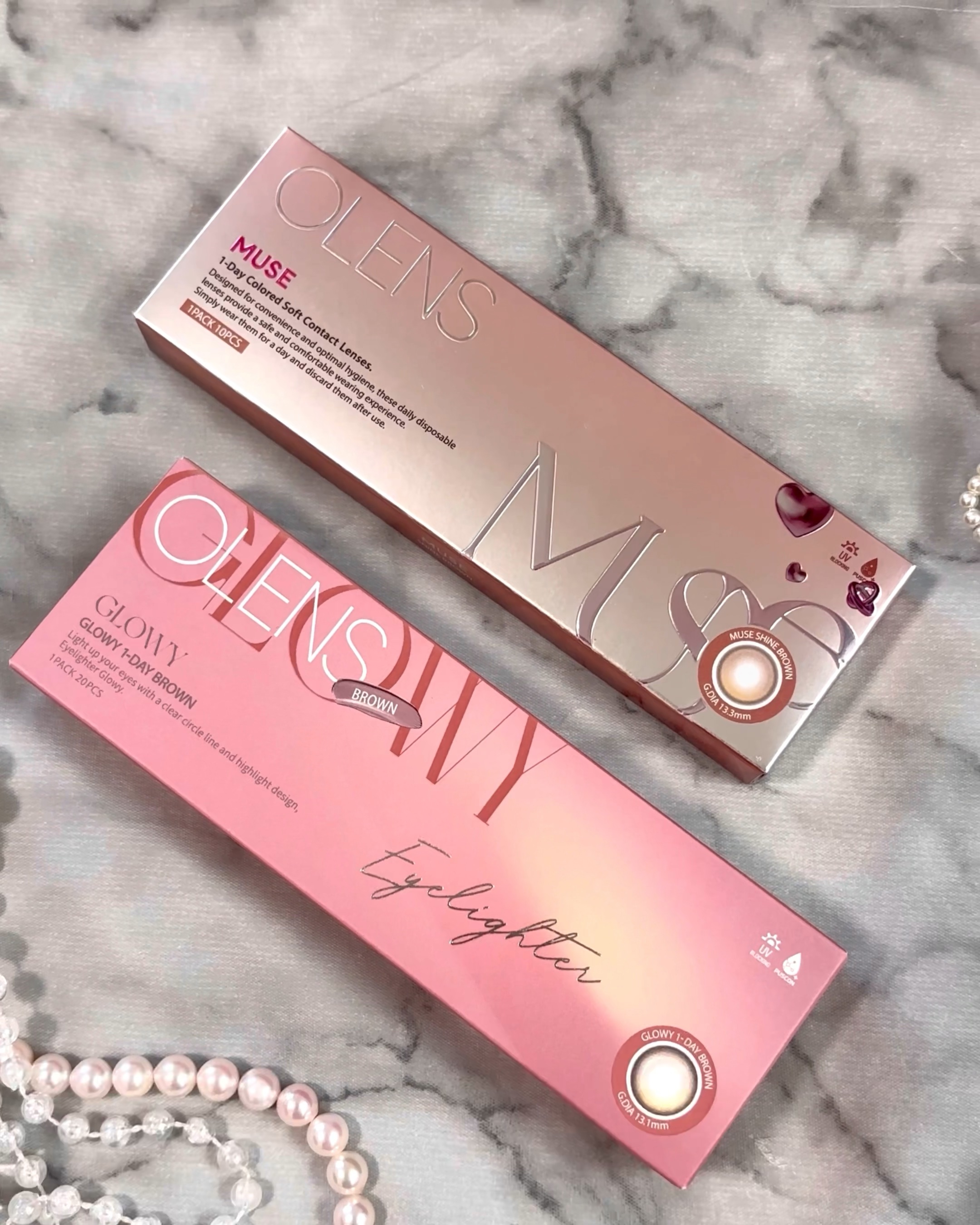 MUSE 1day/OLENS/ワンデー（１DAY）カラコンを使ったクチコミ（1枚目）