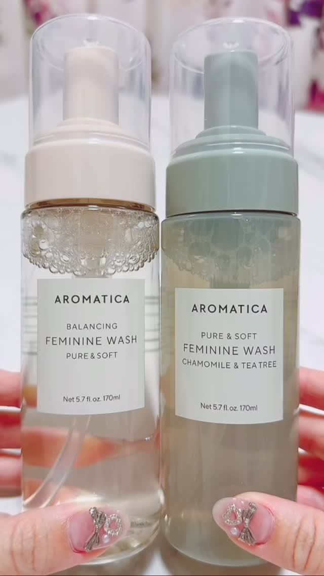 ピュア＆ソフトデリケートゾーンソープカモミール＆ティーツリー/AROMATICA/デリケートゾーンケアの人気ショート動画