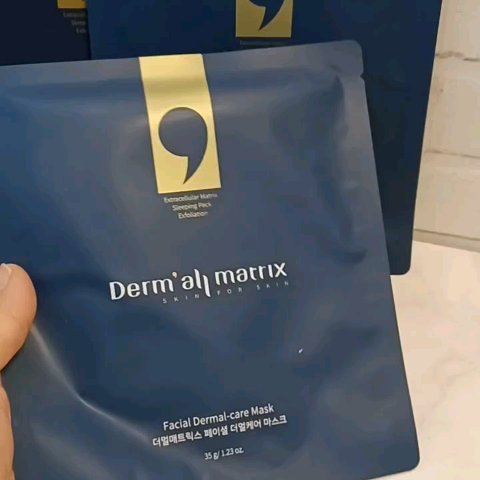 フェイシャル保湿パック/Dermall matrix/シートマスク・パックの動画クチコミ2つ目