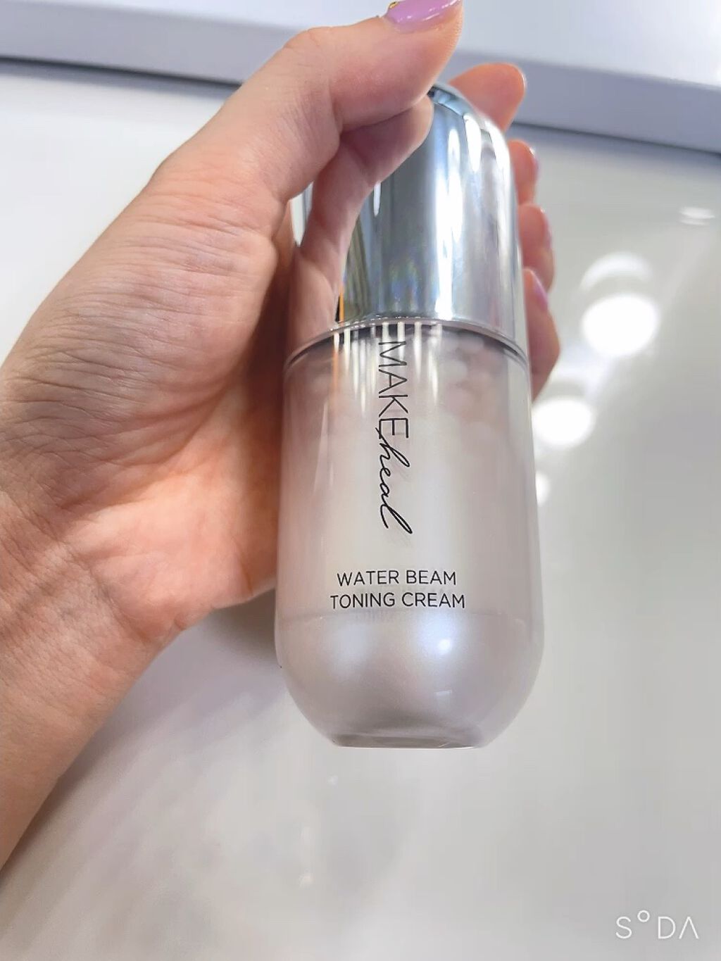 MAKEHEAL ウォーターバームトーニングクリームのクチコミ「これめちゃ可愛いし、使いやすくて良かった〜❣️
またレビューします🙇‍♀️💕

#MAKEHE.....」（1枚目）