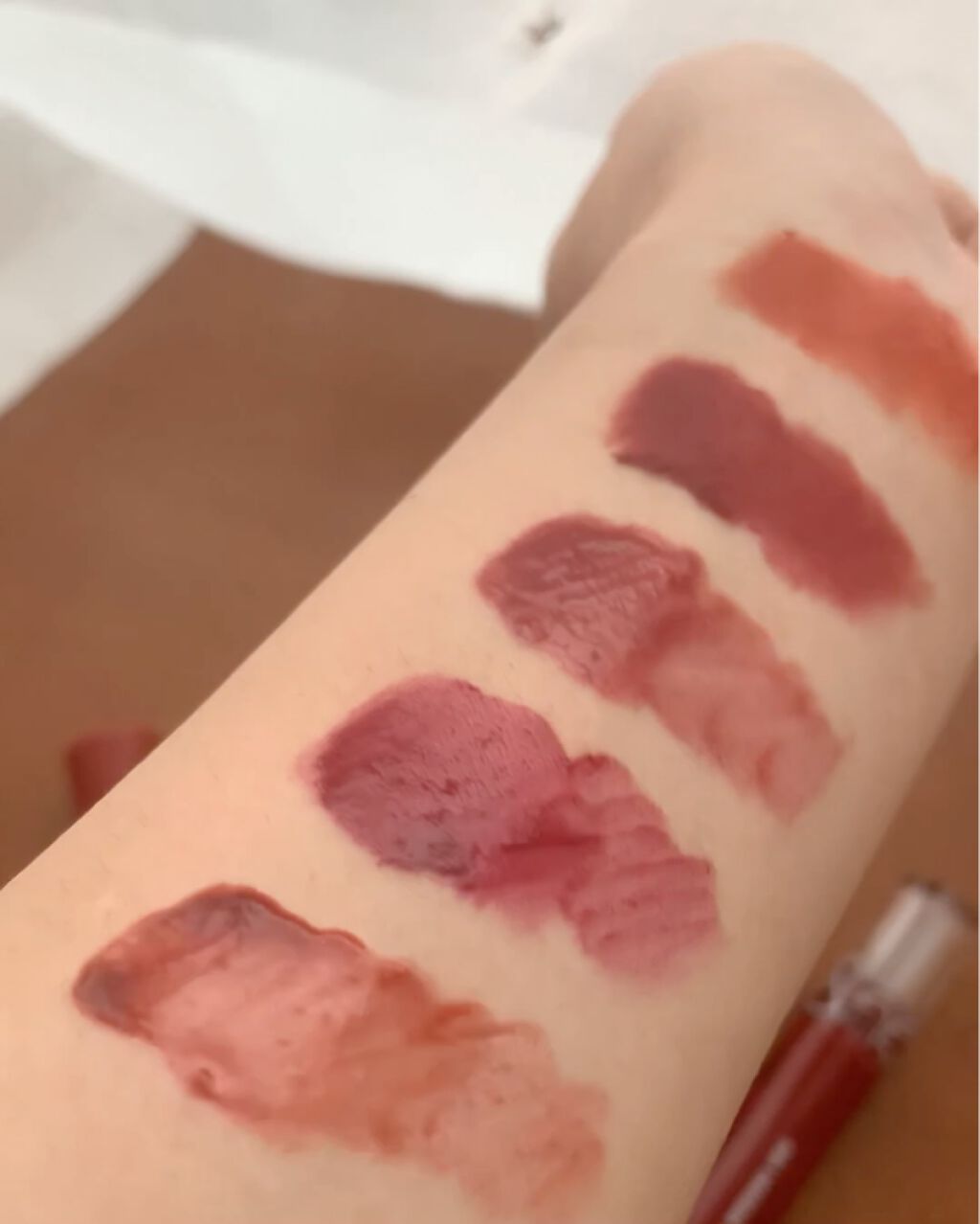 グラスティングウォーターティント/rom&nd/リップティントを使ったクチコミ（2枚目）