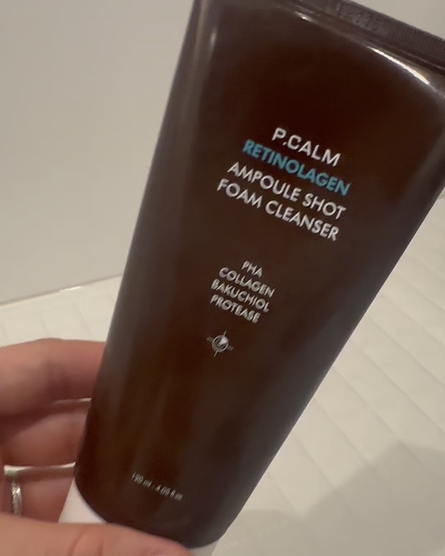 レチノーラゲンアンプルショット洗顔フォーム/P.CALM/洗顔フォームを使ったクチコミ（3枚目）
