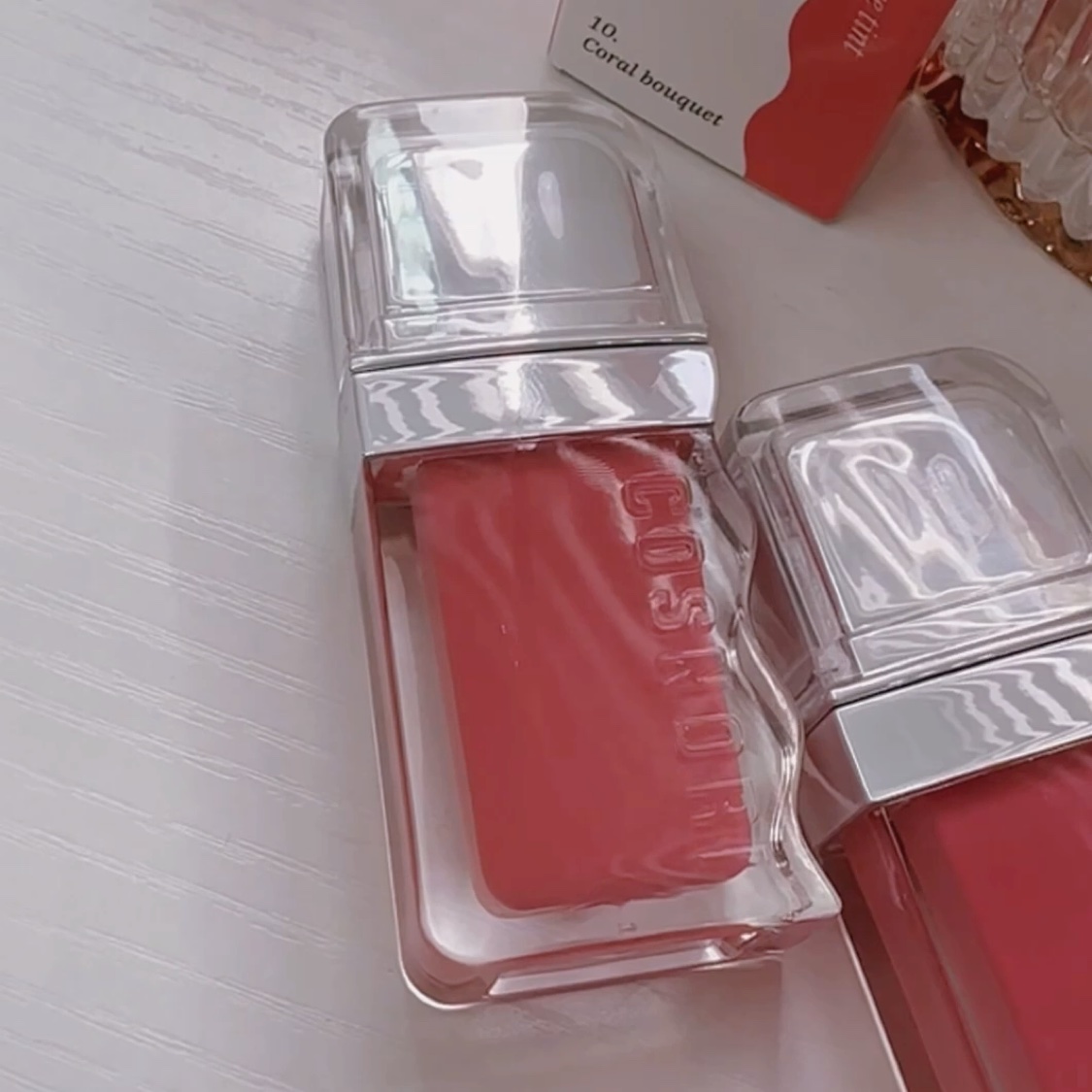 フローウェーブティント/COSNORI/リップティントを使ったクチコミ（2枚目）