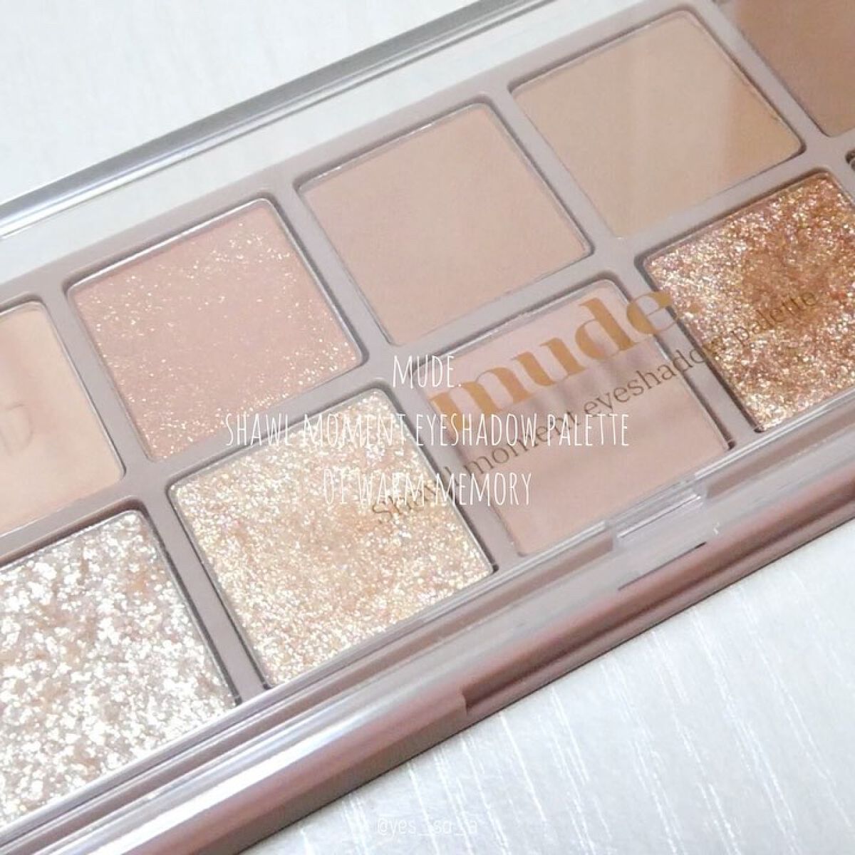 MDショールモーメント アイシャドウパレット/mude./アイシャドウパレットを使ったクチコミ（3枚目）