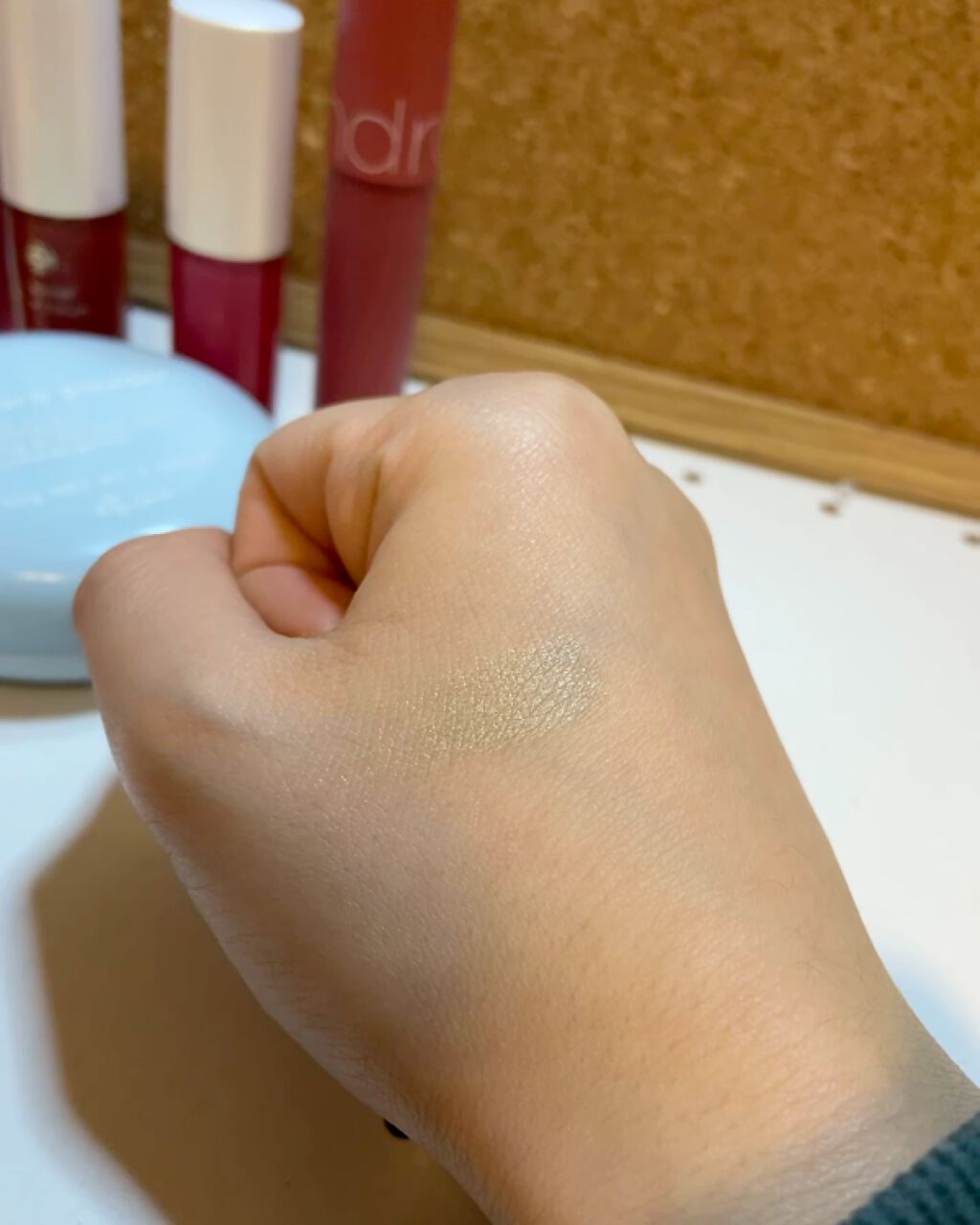 アディクション ザ アイシャドウ パール/ADDICTION/単色アイシャドウを使ったクチコミ（3枚目）