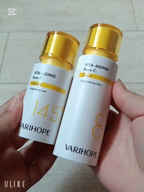 ８デイズピュアビタミンCアンプル/VARI:HOPE/美容液を使ったクチコミ（1枚目）
