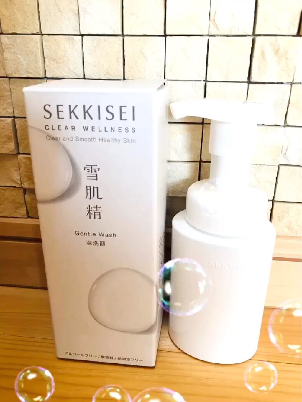 クリアウェルネス ジェントル ウォッシュ/雪肌精/泡洗顔を使ったクチコミ（1枚目）