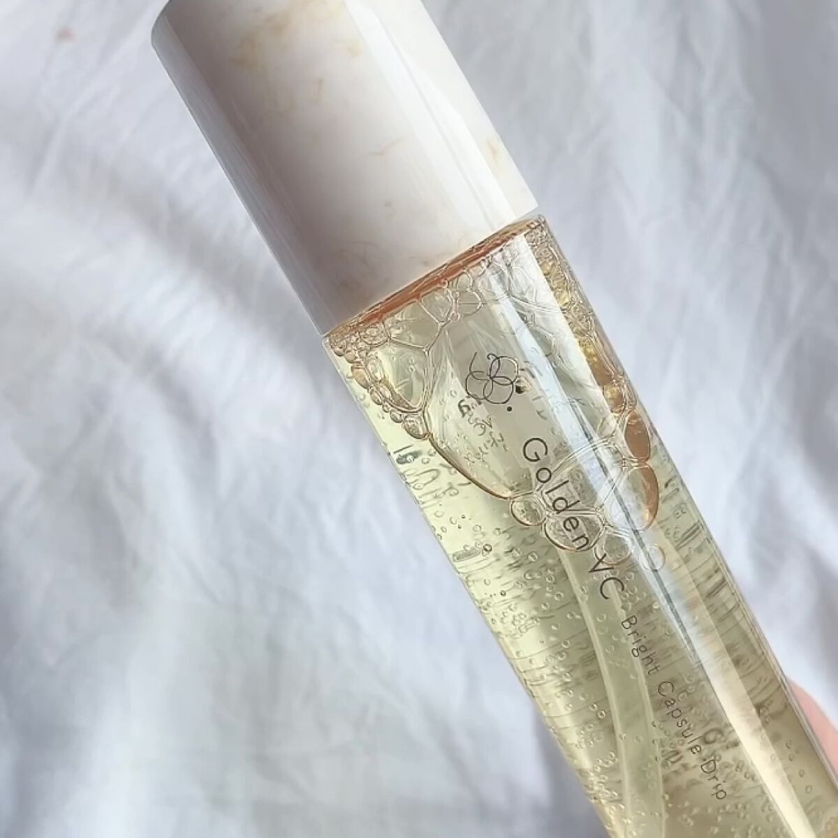 ゴールデンVC ブライト カプセルドリップ/fracora/化粧水を使ったクチコミ（2枚目）