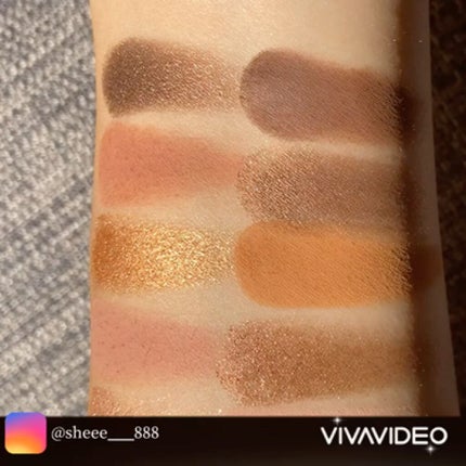 ボーン ディス ウェイ ザ ナチュラル ヌード アイシャドウ パレット/Too Faced/アイシャドウパレットを使ったクチコミ(4枚目)