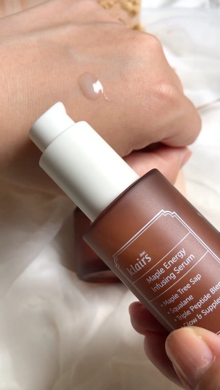 メープルエナジーインフュージングセラム/Klairs/美容液の人気ショート動画