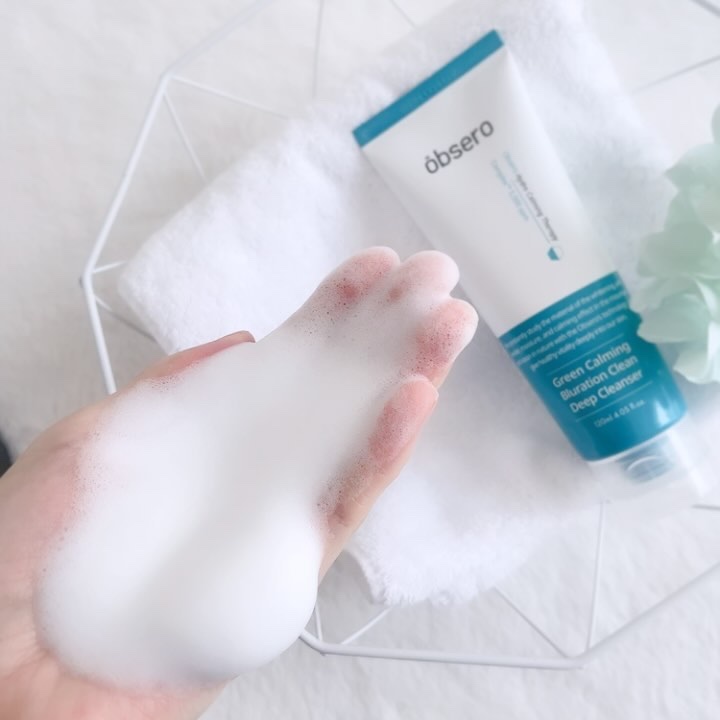 グリーンカーミングブルーレーションクリーンアンプル/obsero/美容液を使ったクチコミ（2枚目）