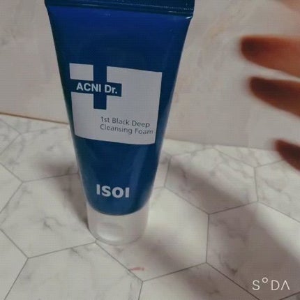 ACNI Dr. 1st Black Deep Clensing Foam/ISOI/洗顔フォームの人気ショート動画