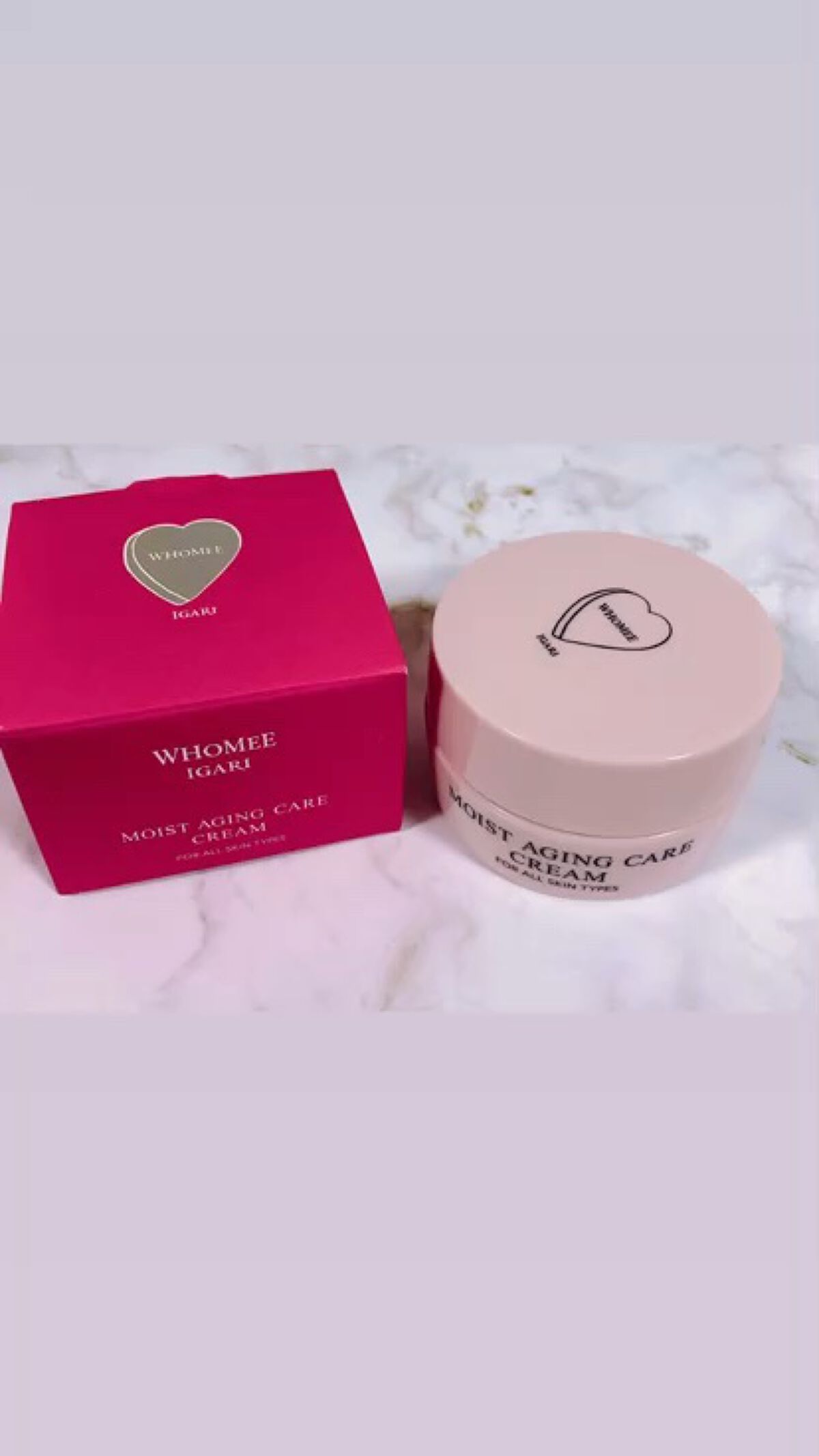 モイストエイジングケアクリーム/WHOMEE/フェイスクリームを使ったクチコミ（1枚目）