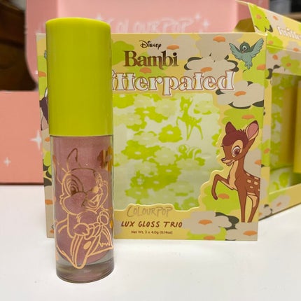 ColourPop Lux Glossのクチコミ「ColourPopLux Gloss Kit 💚
すごい甘い香りがします
ラメ入りでどれも.....」(1枚目)