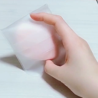 シフォンタッチスポンジ ダイヤ型/ロージーローザ/パフ・スポンジを使ったクチコミ（2枚目）