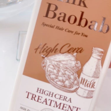 ミルクバオバブ ハイセラシャンプーのクチコミ「💜 Milk Baobab💜〈ミルクバオバブ〉
〜HIGH CERA SHAMPOO PEAR.....」（3枚目）