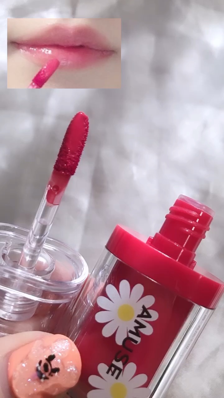 ジェルフィットティント/AMUSE/リップティントを使ったクチコミ（1枚目）