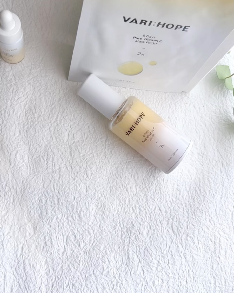 ８デイズピュアビタミンCアンプル/VARI:HOPE/美容液を使ったクチコミ（3枚目）