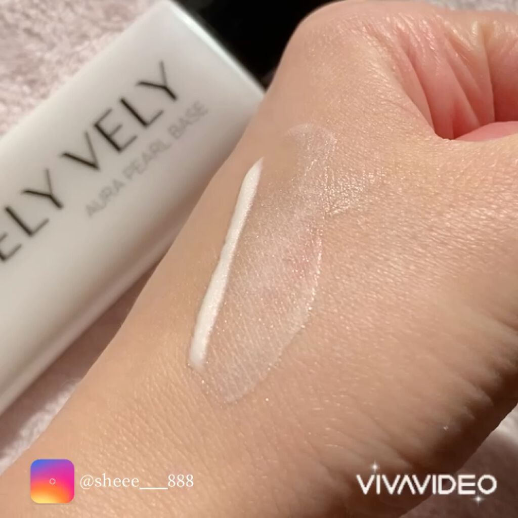 ツヤ肌パールベース/VELY VELY/化粧下地の動画クチコミ4つ目