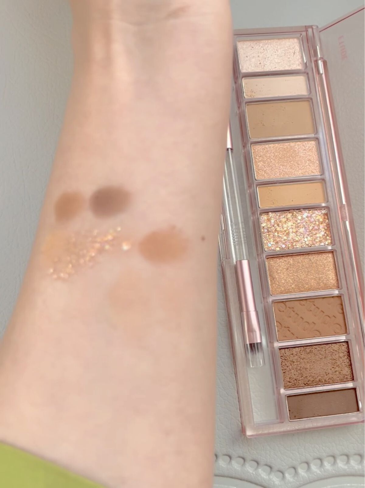 プレイカラー アイシャドウ/ETUDE/アイシャドウパレットを使ったクチコミ（2枚目）