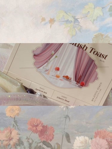 Peach Blush Toast cafe eye palette/NOTONE/パウダーアイシャドウを使ったクチコミ（1枚目）