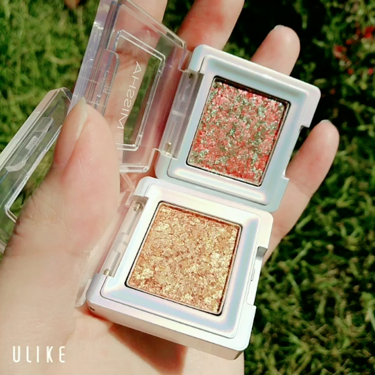 グリッタープリズム シャドウ/MISSHA/グリッターを使ったクチコミ（3枚目）