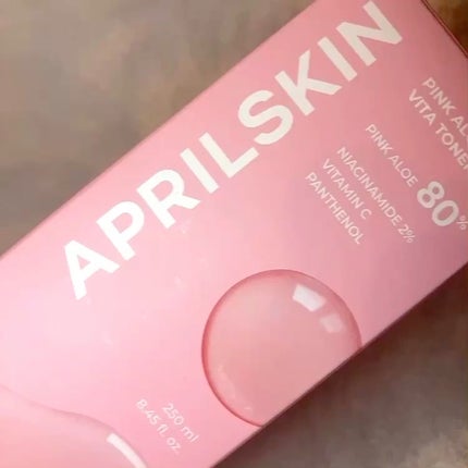ピンクアロエビタトナー/APRILSKIN/化粧水を使ったクチコミ(1枚目)