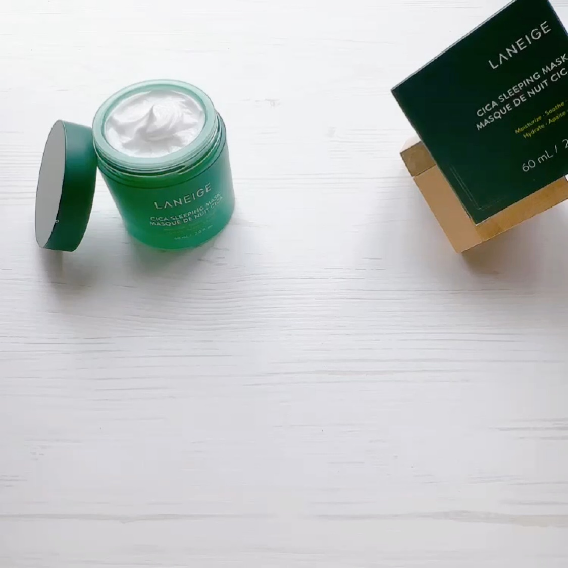 シカスリーピングマスク/LANEIGE/フェイスクリームを使ったクチコミ（3枚目）