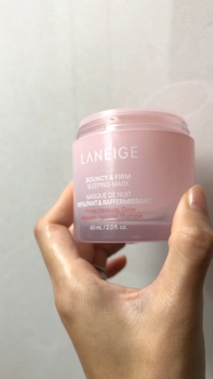 バウンシースリーピングマスク/LANEIGE/フェイスクリームの人気ショート動画