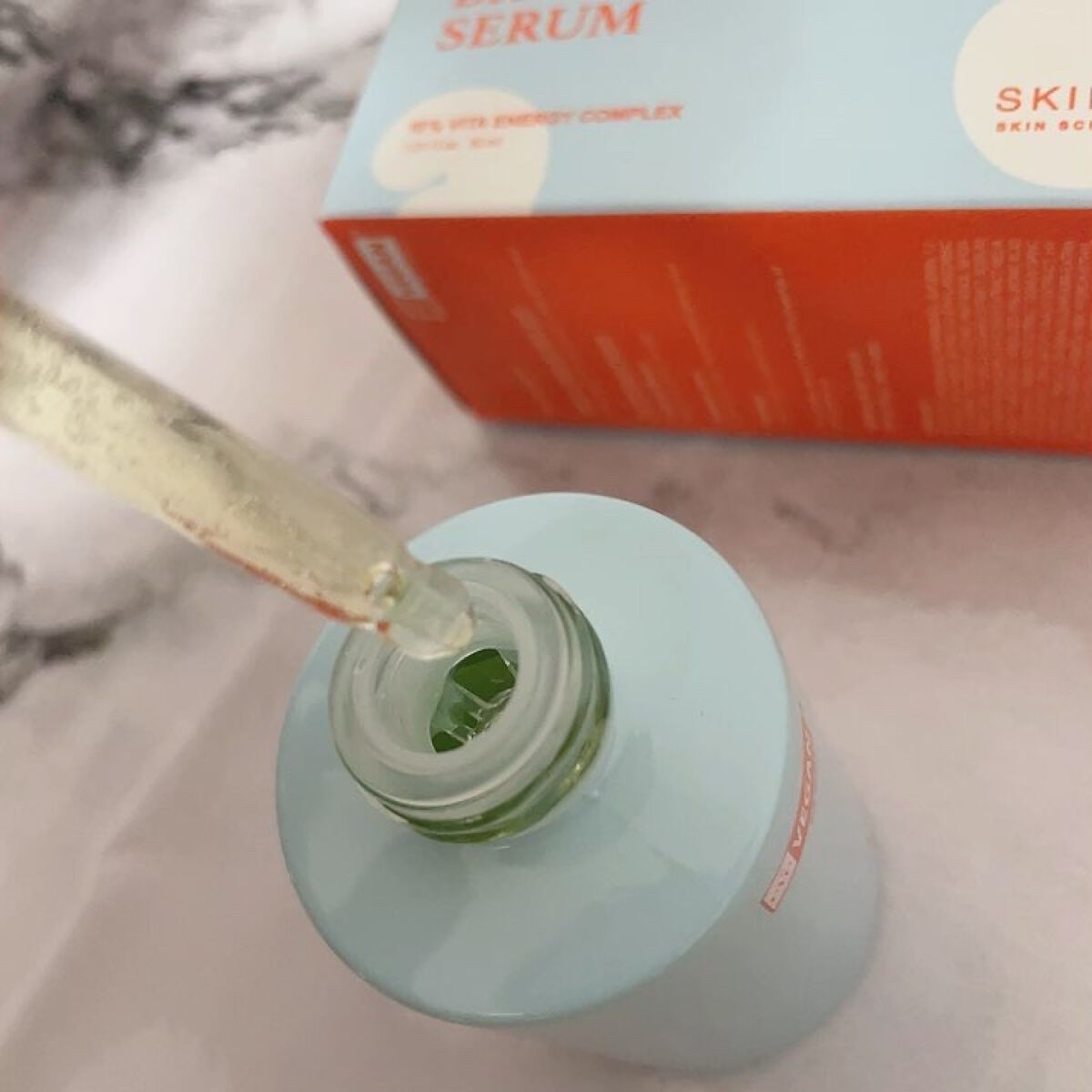 ビタミンCブライトニングセラム /SKIN&LAB/美容液を使ったクチコミ（3枚目）