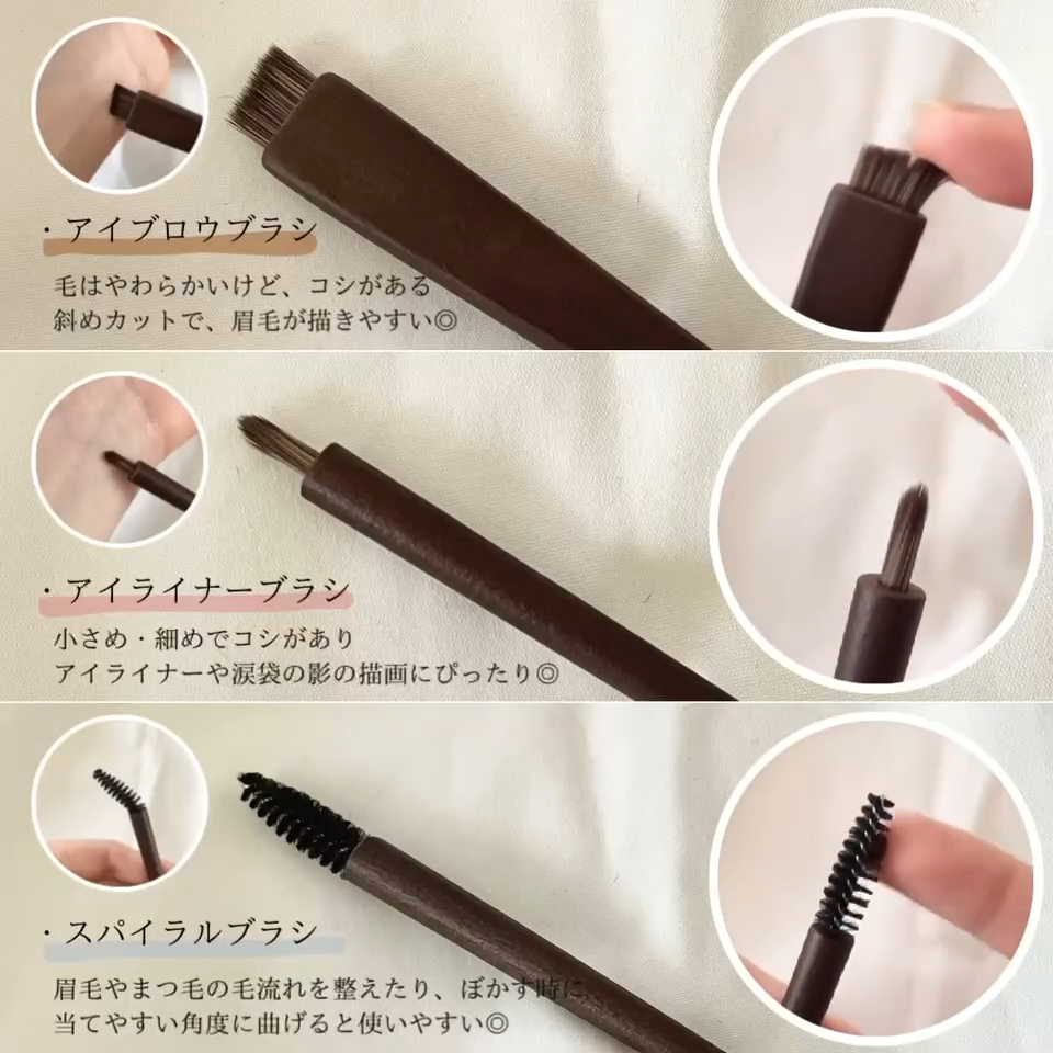 SIXPLUSコラボメイクブラシ 8本セット-UNIQUEシリーズ /SIXPLUS/メイクブラシを使ったクチコミ（2枚目）