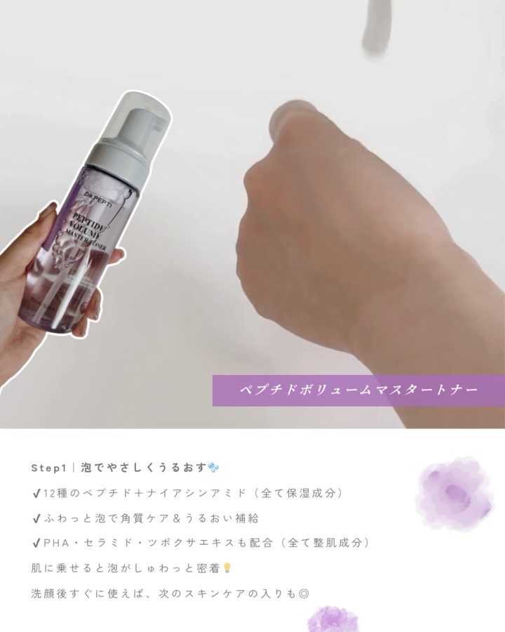 ペプチドボリュームウォーターグローセラム/DR.PEPTI/美容液を使ったクチコミ（3枚目）