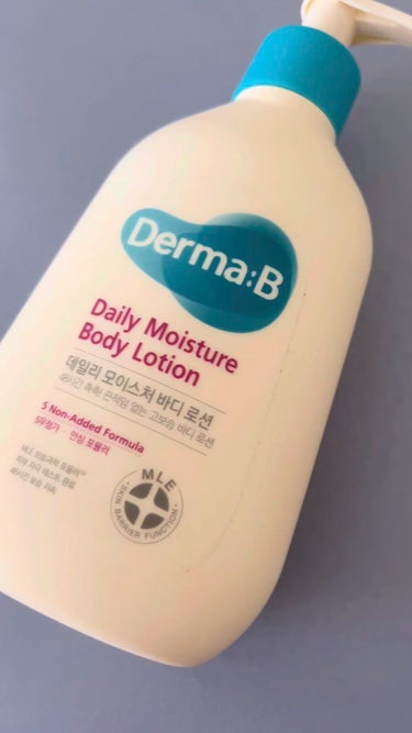 デイリーモイスチャーボディローション 257ml/Derma:B/ボディローションを使ったクチコミ（1枚目）