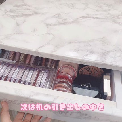 重なるアクリルケース・横型5段/無印良品/その他化粧小物を使ったクチコミ(10枚目)