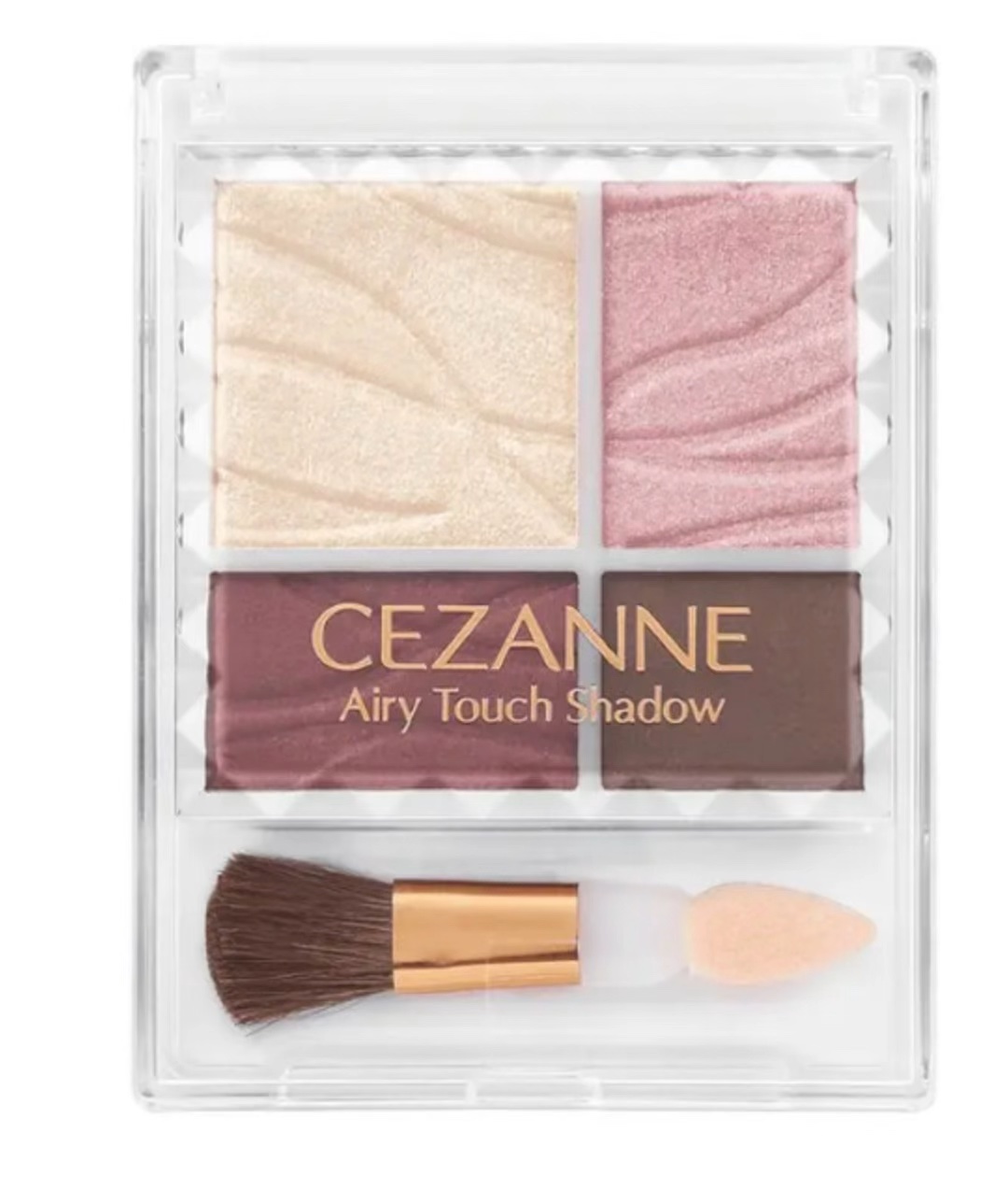 エアリータッチシャドウ/CEZANNE/アイシャドウパレットの動画クチコミ4つ目