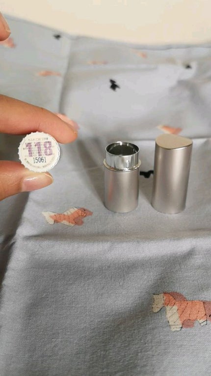 口紅 ケース メタル/ちふれ/その他化粧小物の動画クチコミ2つ目