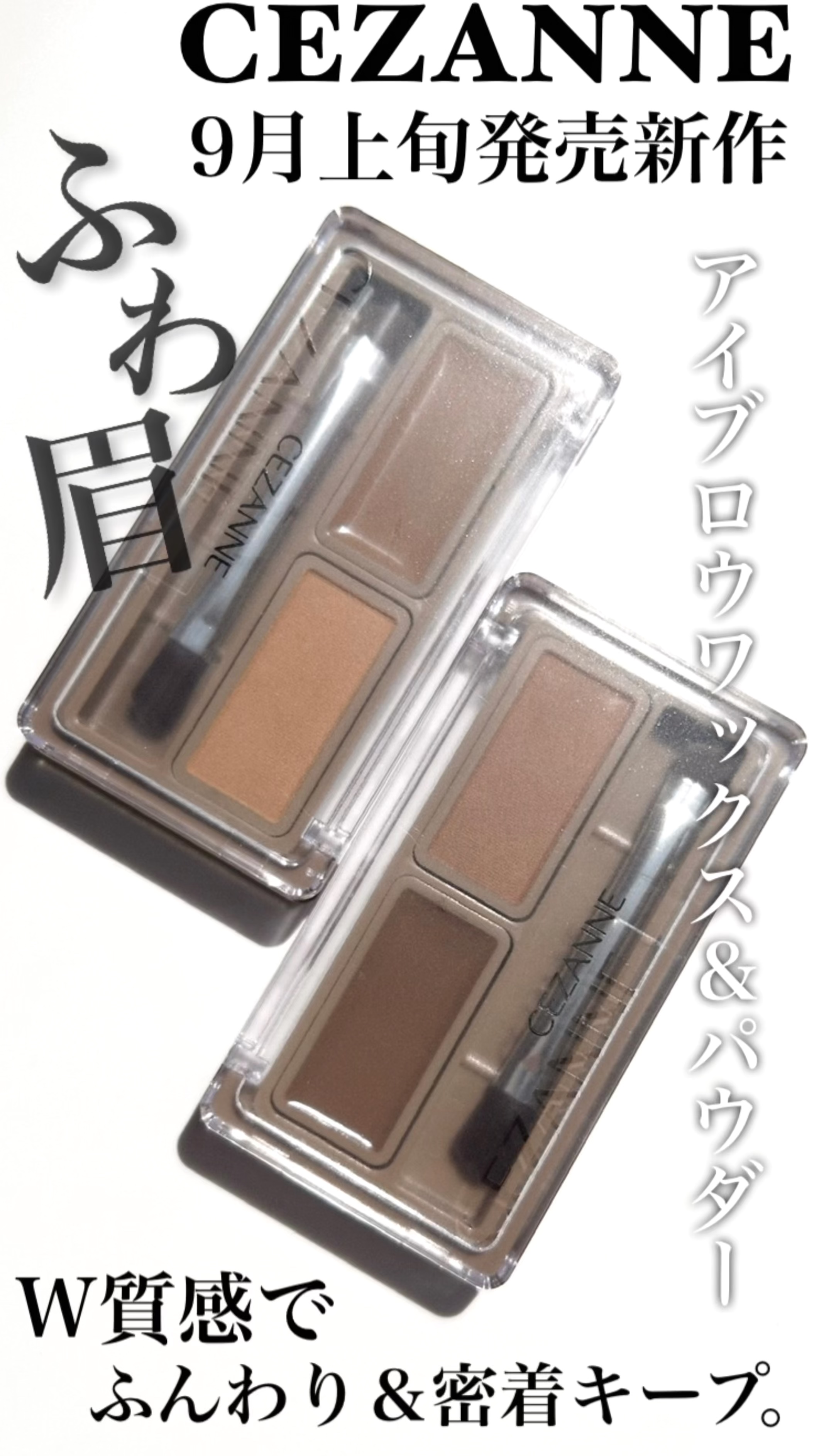 アイブロウワックス＆パウダー/CEZANNE/アイブロウの動画クチコミ1つ目