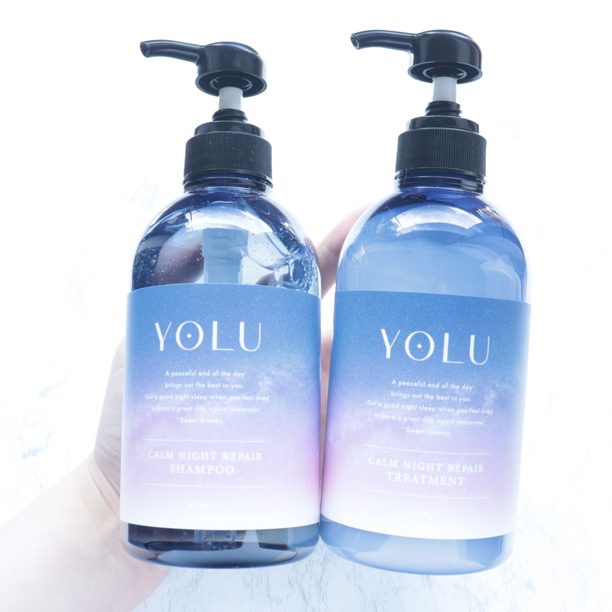 カームナイトリペアシャンプー／トリートメント/YOLU/市販シャンプーの人気ショート動画