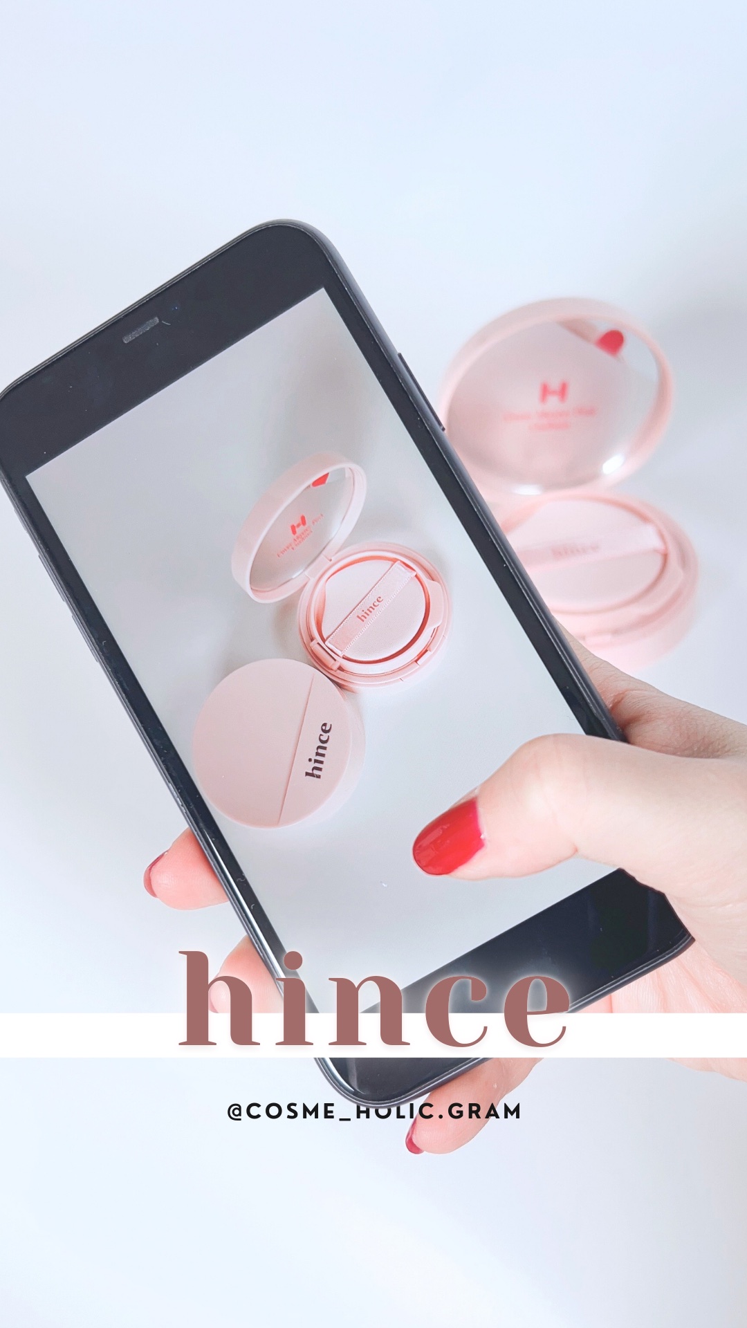 カバーマスターピンククッション/hince/クッションファンデーションの人気ショート動画