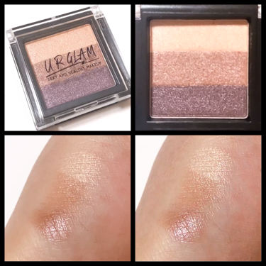 UR GLAM　GRADATION EYESHADOW/U R GLAM/パウダーアイシャドウを使ったクチコミ（2枚目）