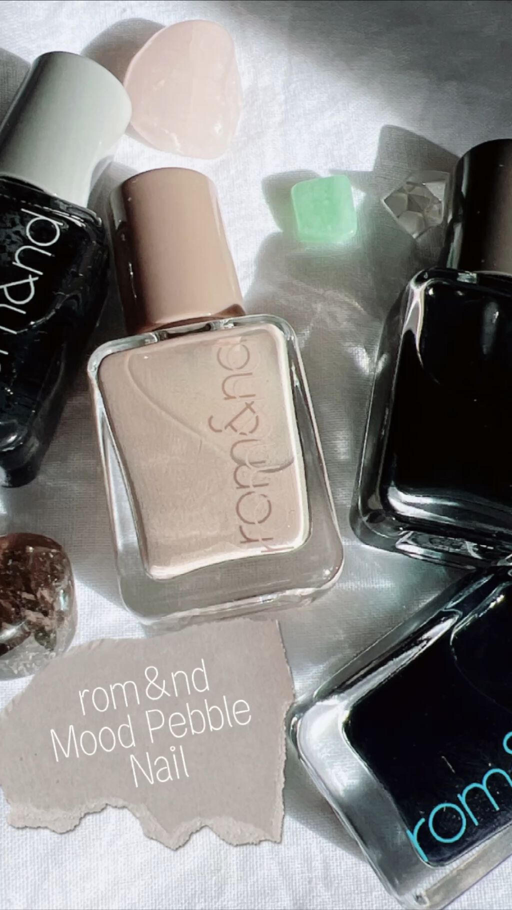 ムードペブルネイル/rom&nd/マニキュアを使ったクチコミ（1枚目）