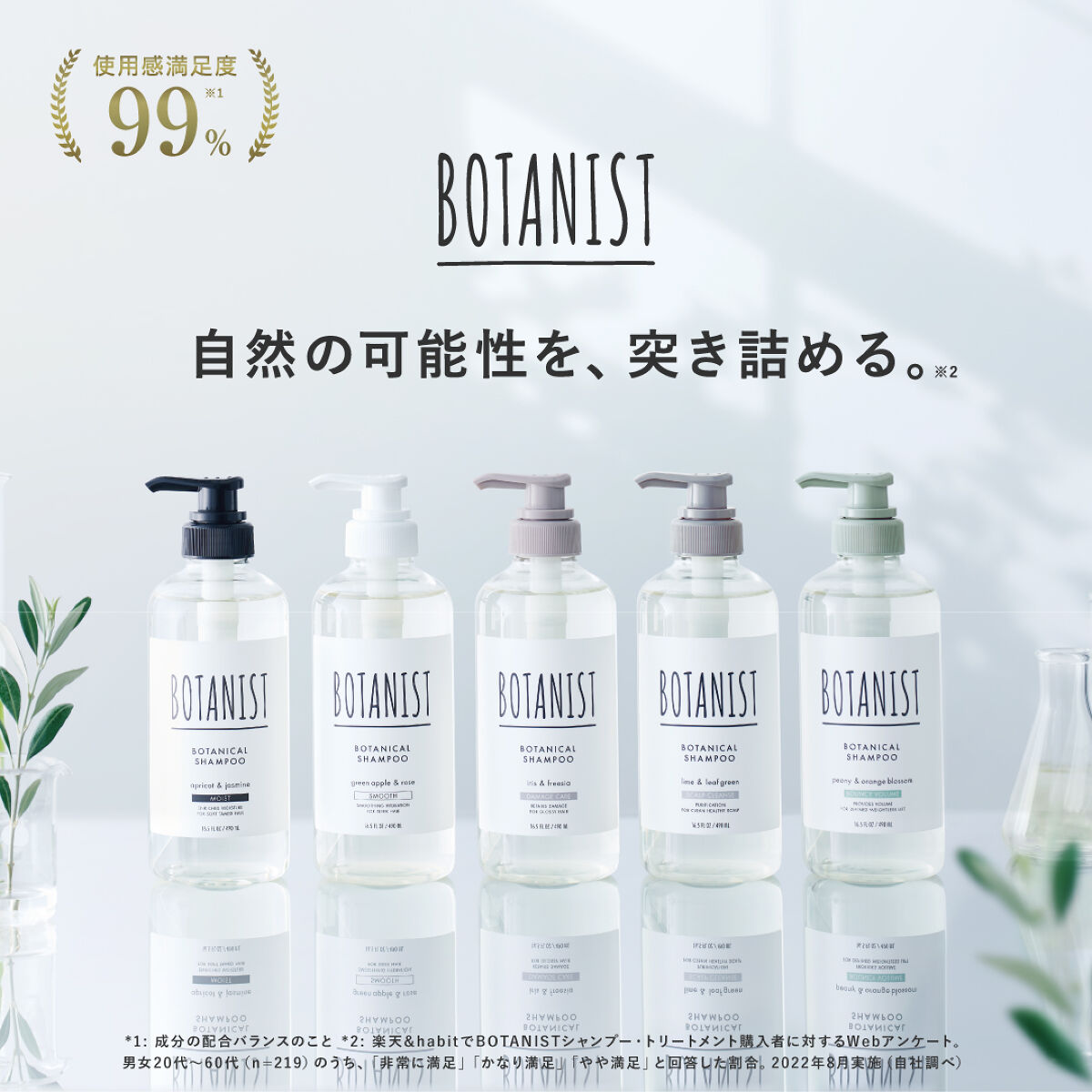 ボタニカルシャンプー／トリートメント(モイスト) /BOTANIST/シャンプー・コンディショナーを使ったクチコミ（1枚目）