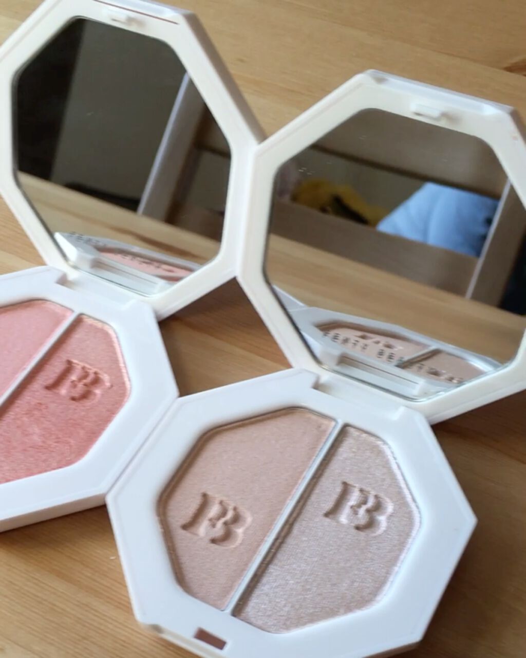 KILLAWATT FREESTYLE HIGHLIGHTER DUO/FENTY BEAUTY BY RIHANNA/パウダーハイライトを使ったクチコミ（2枚目）