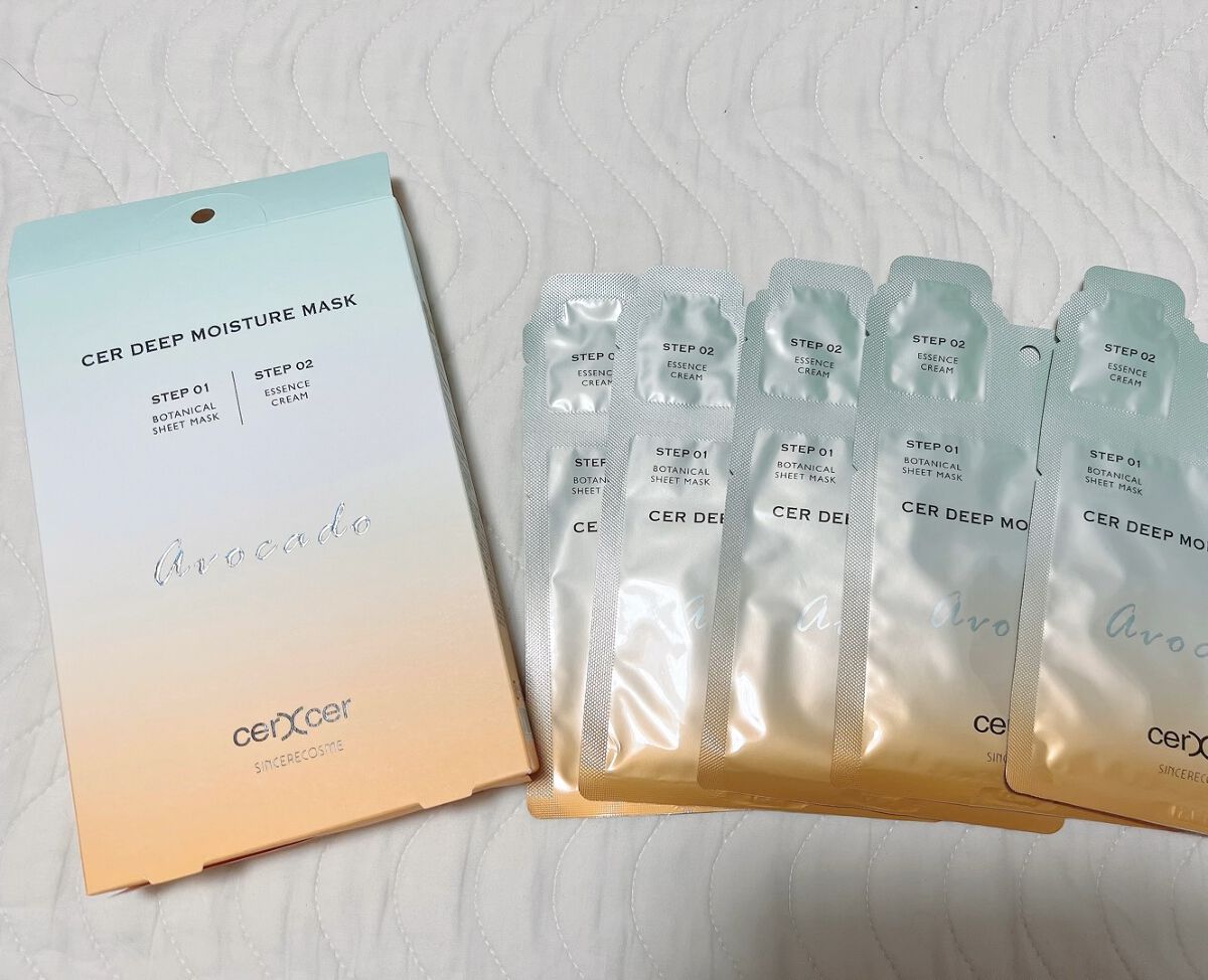 ディープモイスチャー マスク　(ケアクリーム付き)/cerXcer/シートマスク・パックの人気ショート動画